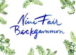Nine Fair Backgammon