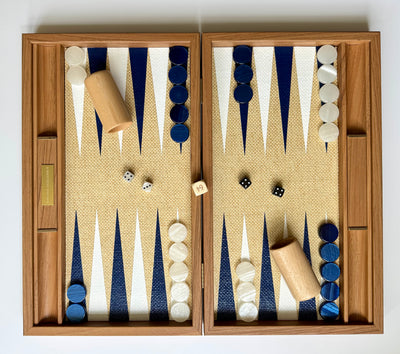 Petite Walnut Backgammon Board