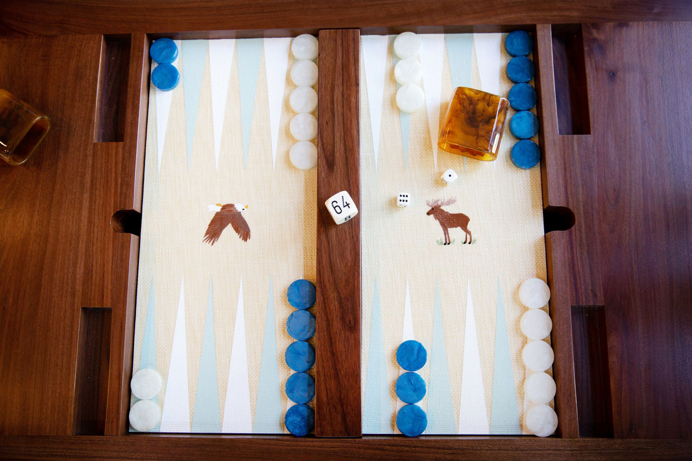 Nine Fair Backgammon Game Table